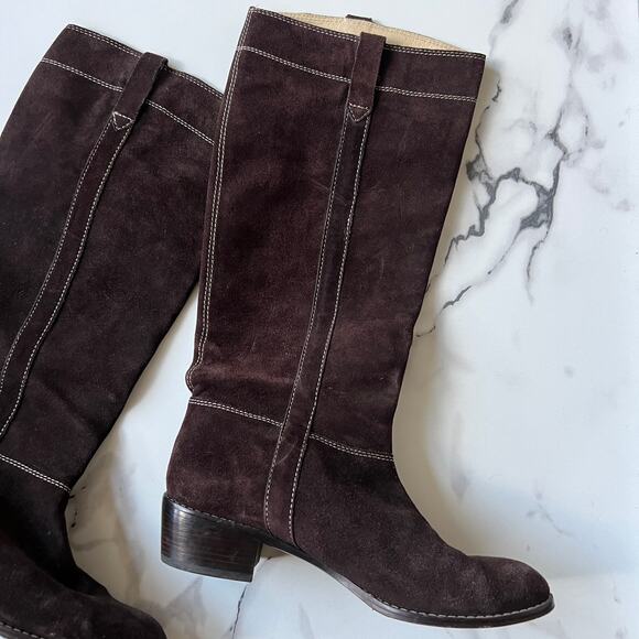 Michael Kors Dark Brown Ankle Boots - Picture 2 of 10